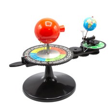 지학 수동 기어식 삼구의 태양 지구 달 모형 수업용 창의사고