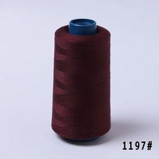 無品牌 縫紉線 寶塔線 家用 縫紉機線 牛仔服裝線 牢固不斷線, 板栗色1197#,608 粗線, 1個