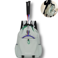 조이블리 경량 배드민턴 백팩 테니스 스포츠 소형 라켓 가방, 민트, 1개