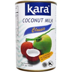 Kara 카라 코코넛 밀크 EO 캔, 6개, 400ml