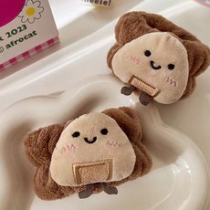 可愛造型洗臉手腕帶 實拍吸水手腕帶 洗手洗臉腕帶 手巾, 1件, (V89) 麵包(飯糰) 一對, 麵包