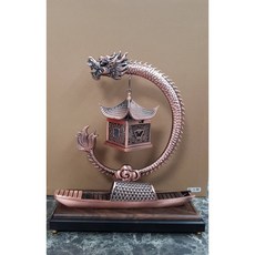 弘喧 紅銅 龍騰吉祥 臥香爐, 1個