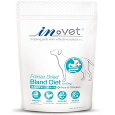 IN-Vet 醫護腸胃保健飼料170g 雞肉米配方，溫和呵護腸胃，添加消化酵素與電解質，泡水還原方便食用, 170g, 1個, 雞肉+米飯