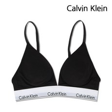 캘빈클라인 언더웨어 CK 여자속옷 코튼 트라이앵글 브라렛 블랙 QF5650-001 YKR640 GFY592