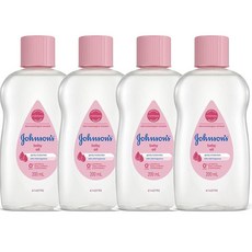 존슨앤존슨 베이비 오일, 200ml, 4개