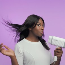 50.2m/s AIR-RUSH(에어러쉬) 트윈모터 20만RPM BLDC 헤어 드라이기-화이트