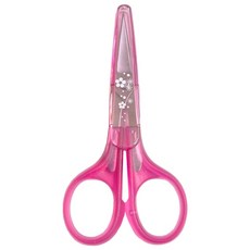 대만 미니 퀼팅가위 미니가위 자수가위 캡가위 100mm 2색상, 1개, 핑크