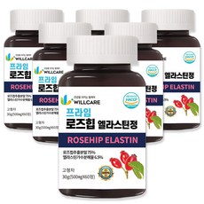 윌케어 프라임 로즈힙 엘라스틴 정 500mg x 60정, 30개