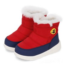 베어파우 도티 아동 방한부츠(레드/네이비) 토들러 키즈 유아 주니어 겨울 신발