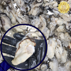 [남해1위청파수산] 최상급 통영 굴 1kg 당일조업 세척 깐굴 생굴, 1세트, 생굴 1kg