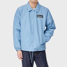 디키즈 DICKIES 노 후드 패디드 릴렉스드 코치 재킷 Ashley Blue