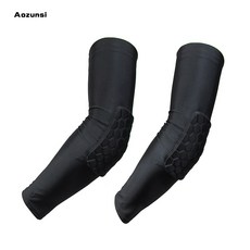 골키퍼 보호복 보호대 축구 수트 키퍼 럭비 배달 안전, XL, 10 블랙 팔 보호대 한 쌍, 1개