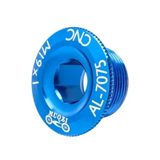 MUQZI 크랭크 암 M18 알루미늄 크랭크 커버 볼트 나사 고정 셋 크랭크 합금 M15 M20 캡 M19, M19 Blue, 1개