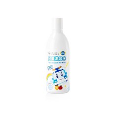 oh care 歐克威爾 波力聯名款 兒童漱口水 350ml 3歲以上適用 口腔清潔 口氣清新, 1個, 蘋果