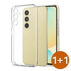 갤럭시A16 케이스 1+1 투명 젤리 실리콘 카메라보호 버디4 A166 A165 호환