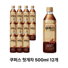 쿠퍼스 헛개차 갈증해소음료 숙취해소제, 500ml