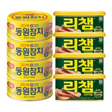 동원DHA참치150g 4캔 + 리챔 오리지널 200g 4캔