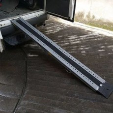 접이식 차량 오토바이 휠체어 승하차 자전거 경사로 충전식 전동스쿠터 전기스쿠터, 1개, 접이식 2m