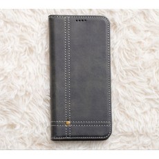 SHARP AQUOS Wish6 Wish5S Sense10 瘋馬紋系列 側翻皮套, 黑色, 夏普 Wish6, 1個