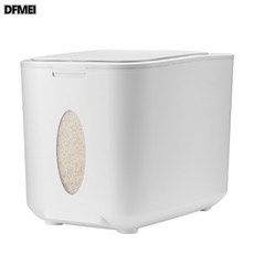DFMEI 安扣米桶防蟲防潮儲米箱麪粉桶儲物罐20大米密封桶米缸雜糧, 1個, 如圖