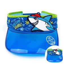 샤크 키즈썬캡 유아 스트라이프 물놀이모자