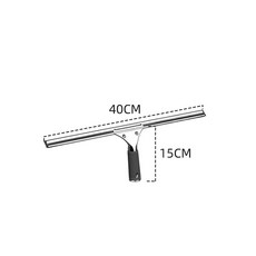 유리창청소밀대 고층 장대스퀴지 없음 유리닦이 접이식 35cm, 1개, D. 40cm 와이퍼 + 고무 스트립