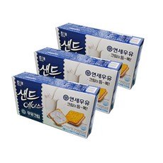 해태 샌드에이스 우유크림 204g 3개