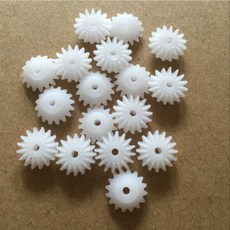 傘齒輪 S162A 0.5模數 塑膠齒輪組 學生科技實驗船模車模配, 1個