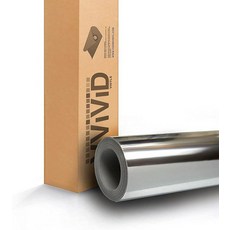 VViViD 8 미러 크롬 비닐 자동차 랩 91.4cm x 1.5m(3피트 x 5피트) 자체 접착 필름 데칼 공기 방출 기포 방지, 3ft x 5ft