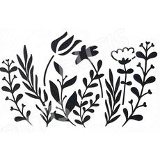 A40-0559 造型版 (Stencil) - 蝶古巴特 DIY 模板, 1個