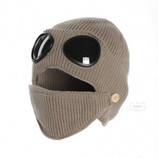 보급창고 마스크 고글비니 베이지 벙거지모자