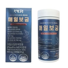관절보궁 매일보궁 크릴오일등복합물 500mg, 1개, 60정