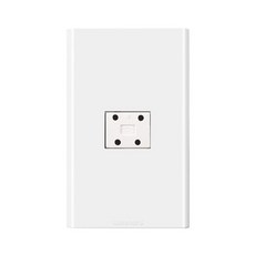 위너스 매입 전화기 1구 콘센트 매입형 콘센트 화이트, 1개