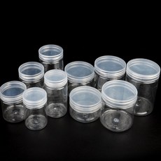 납작투명플라스틱용기 휴대용 립밤, 1개, 7cm - 150ml