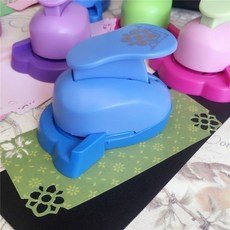 YOLQ兒童DIY壓花器工具，印花機邊紋鏤空壓花器，直角圓角壓花機, 10勿忘我, 1個