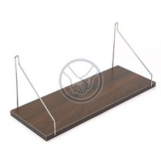 배들네 무타공 벽선반 40x15cm 월넛 다용도실선반