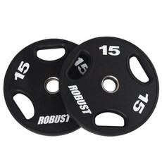로버스트 우레탄코팅 원판 1세트, 15kg, 2개