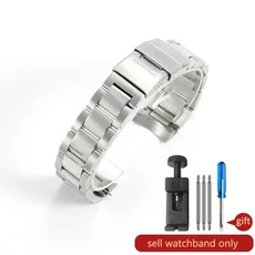 Longines Conquest 21mm 시계 스트랩 오리지널 교체 새 다이빙 L3.781.782.741 솔리드 스테인레스 스틸 남