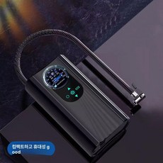 타이어 바퀴 에어펌프 공기압 주입기, 1개, 고출력 펌프 차량플러그인
