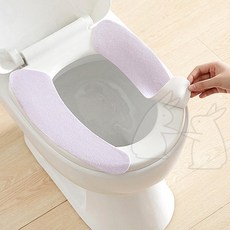 별걸다 부착 변기시트 다회용, 보라색