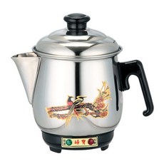 婦寶 3.5L不銹鋼燉補御膳壺/煎藥壺 LF-888 台灣製造 可超商取貨, 1個, 銀色, 3.5L