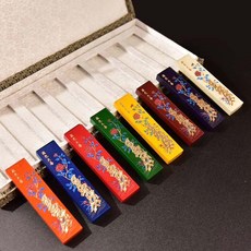 八色彩套墨 8條 尺寸12.8x2.9x1cm 總重82g, 1個