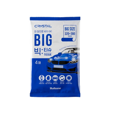 불스원 크리스탈 빅티슈 4매입 세차용품, 8개