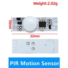 터치 스위치 용량 성 모듈 PIR 센서 5V-24V 3A LED 디밍 제어 램프 단거리 스캔 핸드, 02 PIR Motion Sensor