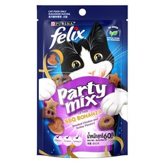felix 喜躍 Party mix 貓用香酥餅 BBQ BONANZA, 1個