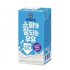 연세우유 소화가 잘되는 우유, 190ml, 6개