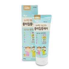 라이온 키즈세이프 충치 집중케어 치약, 60g, 1개