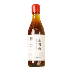 통들깨 100% 저온압착 들기름, 4개, 350ml