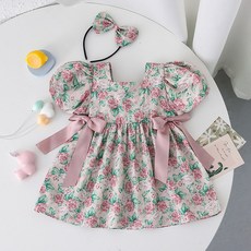 DFMEI 嬰兒包屁衣女寶寶夏季衣服短袖連體衣哈衣姐妹裝女童裙子純棉