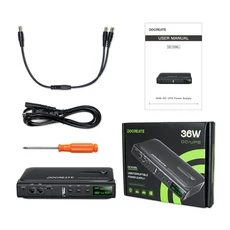 라우터 휴대폰 모뎀용 36W DC UPS 백업 전원 공급 장치 5V9V12V24V 출력 배터리 없음 EUUS 플러그 무정전, 01 DC1036L EU Plug